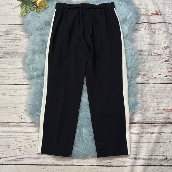 Aritzia Babaton Conan Crop Pants Black White sz 2 - Picture 9 of 9